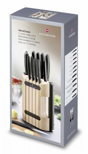 Victorinox VT 6.7153.11 Swiss Classic Standlı Bıçak Seti 11 Parça