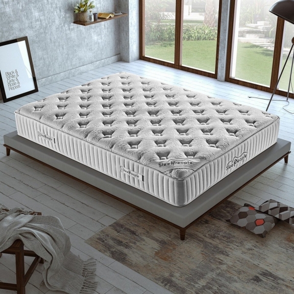 Sleeppeople Visco Plus 90x200 cm Visco + Yaylı Yatak (90x200 cm)