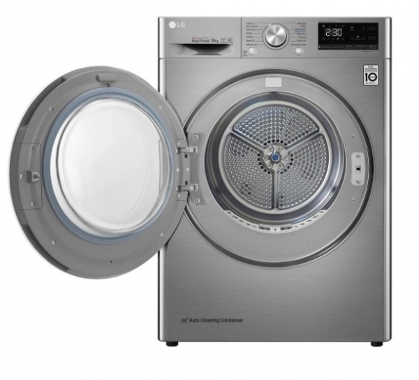 LG RC90V9EV2W Isı Pompalı Kurutma Makinesi (Gümüş)
