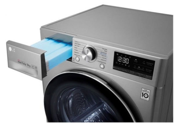 LG RC90V9EV2W Isı Pompalı Kurutma Makinesi (Gümüş)