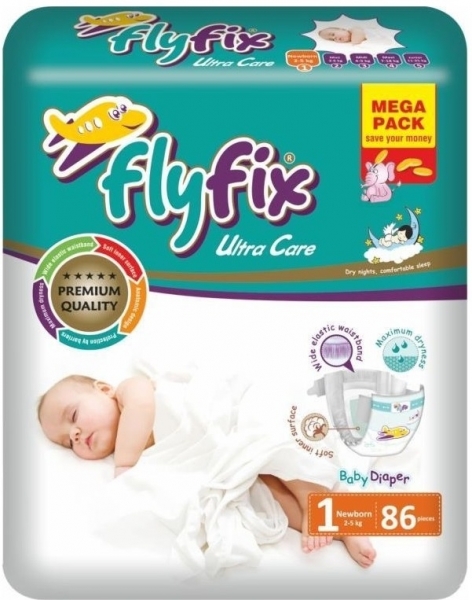 Flyfix 1 Beden Bebek Bezi