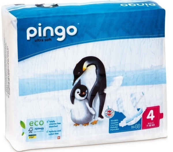 Pingo Ekolojik 4 Beden Bebek Bezi