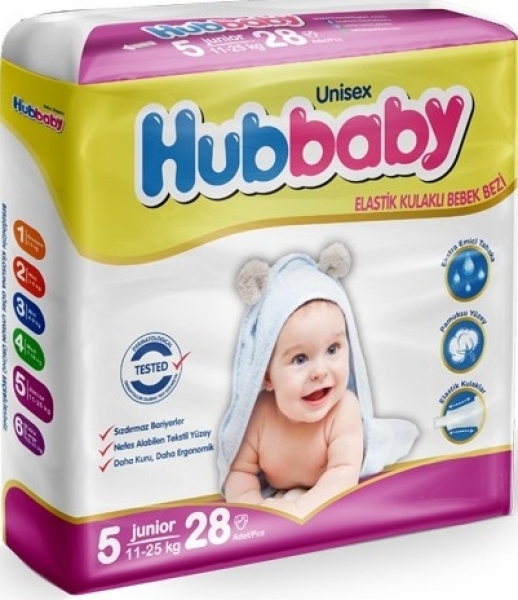 Hubbaby 5 Beden Bebek Bezi