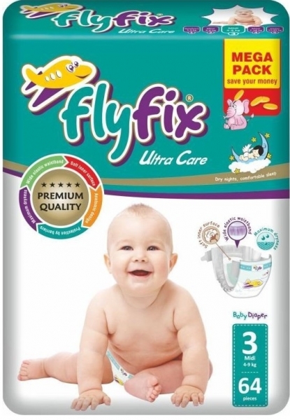 Flyfix 3 Beden Bebek Bezi