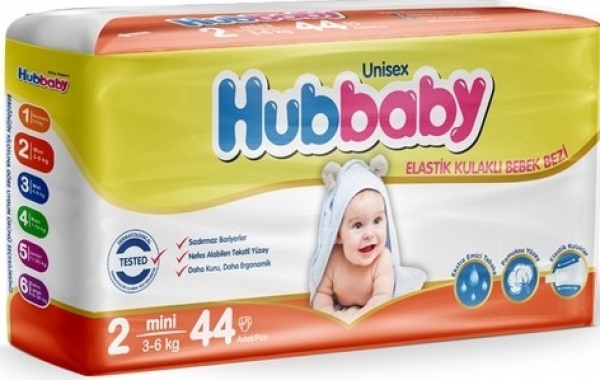 Hubbaby 2 Beden Bebek Bezi