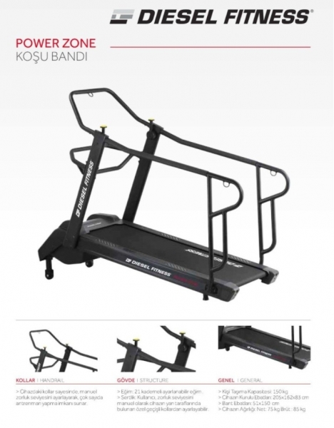 Diesel Fitness Power Zone Koşu Bandı