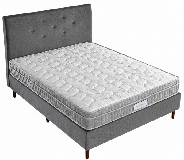 US. Sleeping Ultra Super Gray 120x200 cm Yaylı Yatak (120x200 cm)