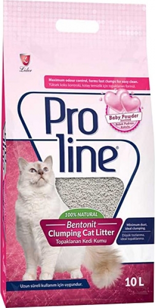 Proline Baby Powder Kokulu Ince Taneli 20 lt Kedi Kumu