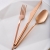 Jumbo 5100 Quartz Titanyum Bronz 84 Parça Çatal Kaşık Bıçak Takımı