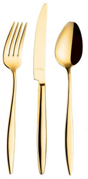 Aryıldız Elegant S Gold 24 Parça Çatal Kaşık Bıçak Takımı