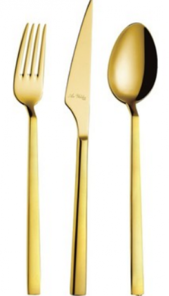 Aryıldız Vogue Mat Gold 89 Parça Çatal Kaşık Bıçak Takımı