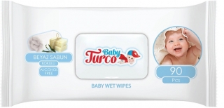 Baby Turco Beyaz Sabun Kokulu Islak Havlu