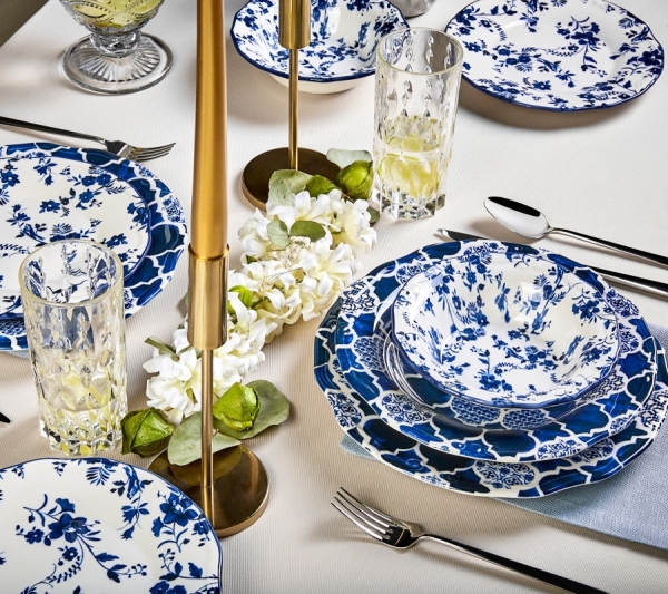 Karaca Deep Blue 24 Parça Yemek Takımı