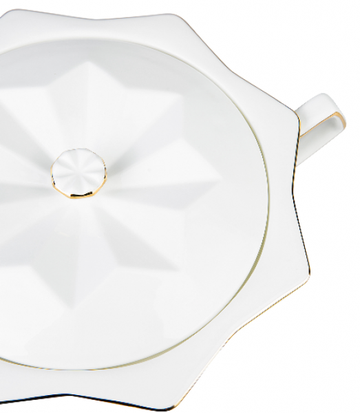 Karaca Fine Pearl Quartz Gold 62 Parça Yemek Takımı