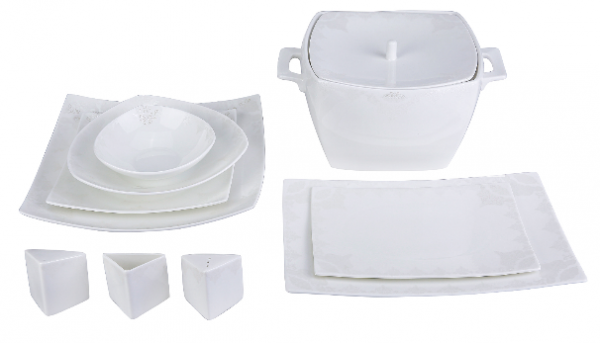 Karaca Fine Bone New Damla 60 Parça Yemek Takımı