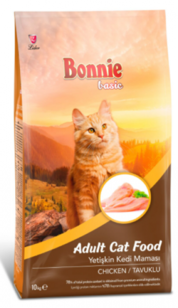 Bonnie Tavuklu Kuru 10 kg Kedi Maması