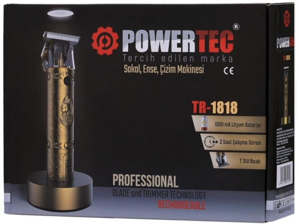 Powertec TR-1818 Sakal Kesme Makinesi