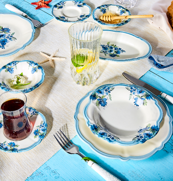Karaca Nostalji 26 Parça Kahvaltı Takımı