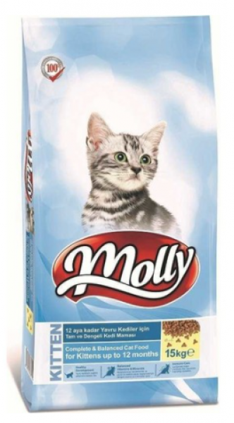 Molly Kitten Tavuk Etli 15 kg Kedi Maması