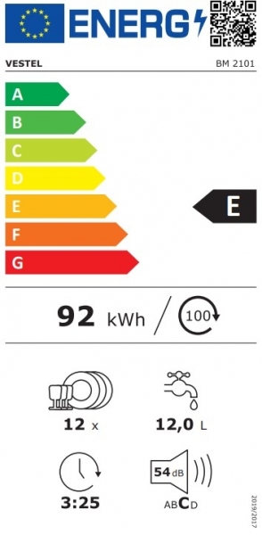 Vestel BM 2101 Bulaşık Makinesi