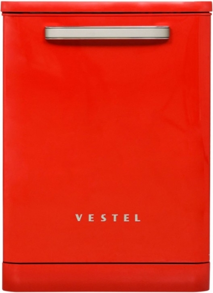 Vestel BM 5001 Retro Bulaşık Makinesi (Kırmızı)