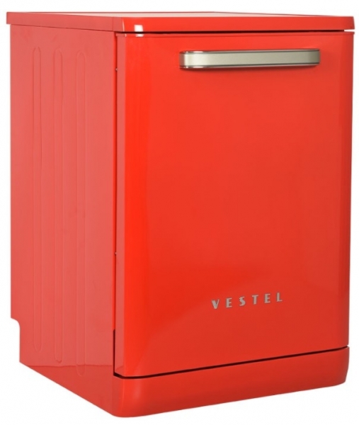 Vestel BM 5001 Retro Bulaşık Makinesi (Kırmızı)