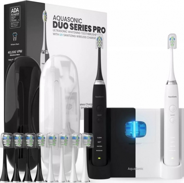 AquaSonic Duo Pro Şarjlı Diş Fırçası (Yetişkin)