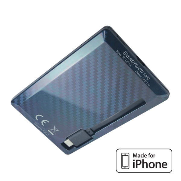 Tuncmatik EnergyCard 1400 Lightning 1400 mAh Powerbank