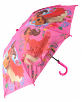 Rainwalker Girl Pembe Düdüklü Klasik Çocuk Şemsiye