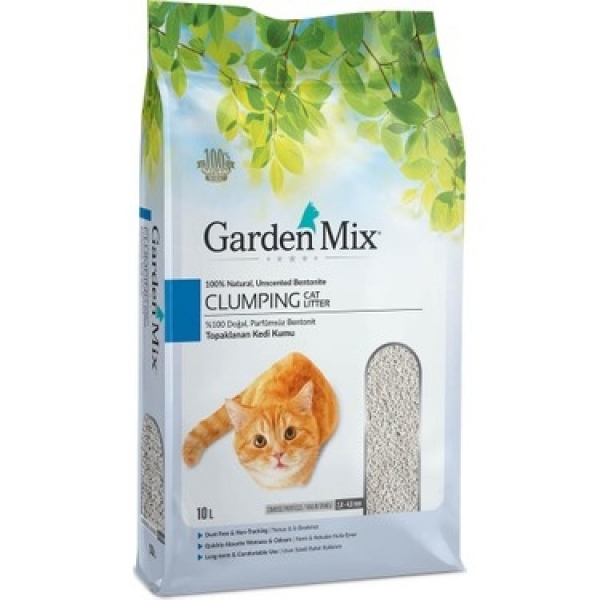 Garden Mix İnce Taneli Kokusuz 10 lt Kedi Kumu
