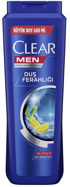 Clear Men Duş Ferahlığı 600 ml Şampuan (600 ml)