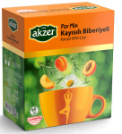 Akzer Formmix Kayısılı Biberiyeli Çay Bardak Poşet 60 Adet resim