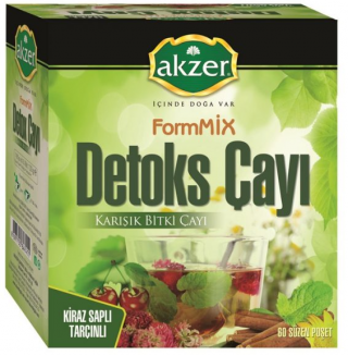 Akzer Formmix Detoks Çayı Bardak Poşet 60 Adet