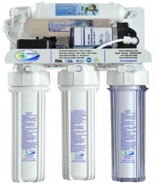Watergold Aqua 6 Aşamalı Su Arıtma Cihazı (Pompalı / 6 Filtre)