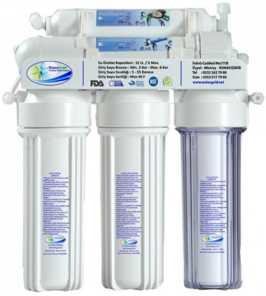 Watergold Aqua 5 Aşamalı Su Arıtma Cihazı (Pompasız / 5 Filtre)