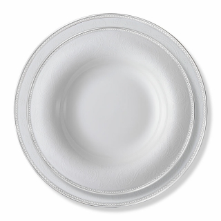 Bernardo Silver Paisley 100 Parça Yemek Takımı