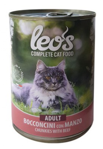 Leo's Biftekli Yetişkin 415 gr Kedi Maması