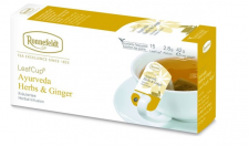 Ronnefeldt Leafcup Ayurveda Herbs Ginger Bardak Poşet Çay 15 Adet resim