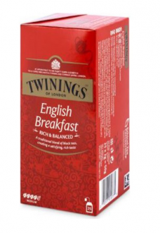 Twinings English Breakfast Bardak Poşet Çay 25 Adet