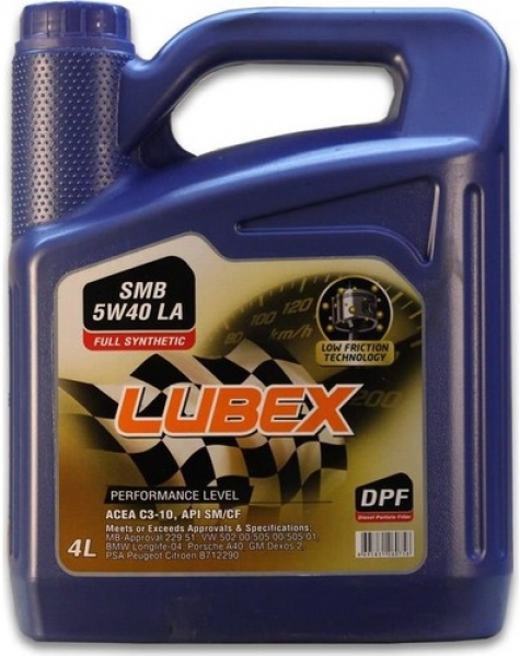 Lubex SMB 5W-40 LA Motor Yağı (4 Litre)