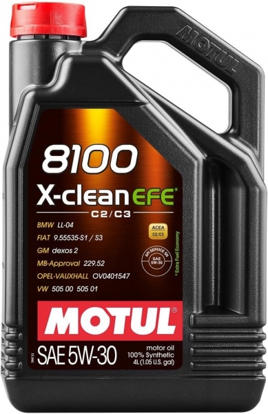 Motul 8100 X-Clean EFE 5W-30 Motor Yağı (4 litre)