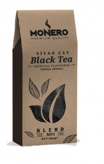 Monero Tropikal Meyveli Siyah Çay 100 gr