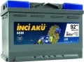 İnci Akü AGM LEO 12V 92Ah resim