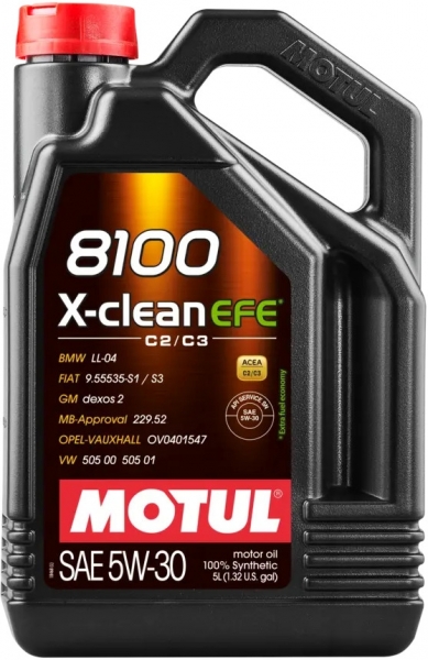 Motul 8100 X-Clean EFE 5W-30 Motor Yağı (5 litre)