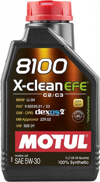 Motul 8100 X-Clean EFE 5W-30 Motor Yağı (1 litre)