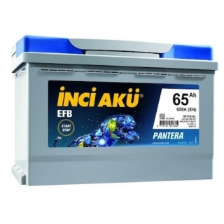 İnci Akü EFB Pantera 12V 65Ah