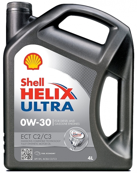 Shell Helix Ultra ECT C2/C3 0W-30 Motor Yağı (4 litre)