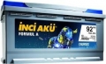 İnci Akü Formul A Taurus 12V 92Ah resim