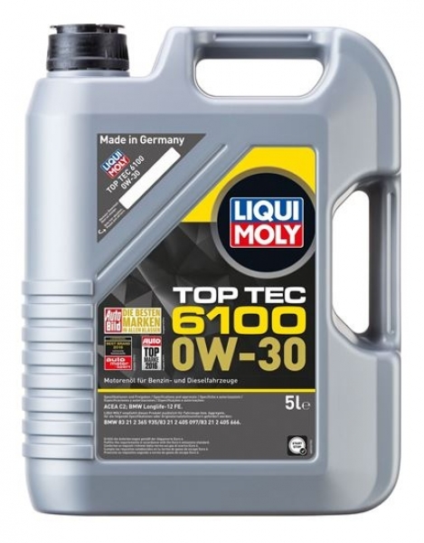 Liqui Moly Top Tec 6100 0W-30 Motor Yağı (5 litre)