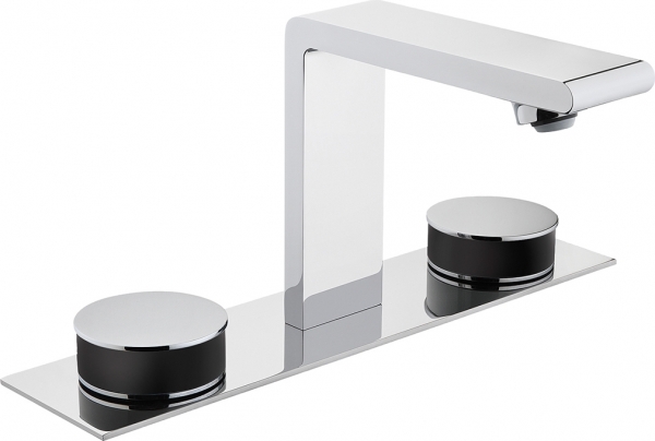 VitrA Memoria A4231558 Lavabo Bataryası (Siyah / Krom)
